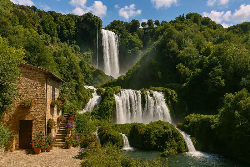 Cascata delle Marmore Terni, natura in Umbria